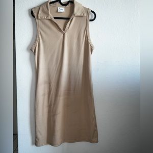 Mini tennis dress with collar